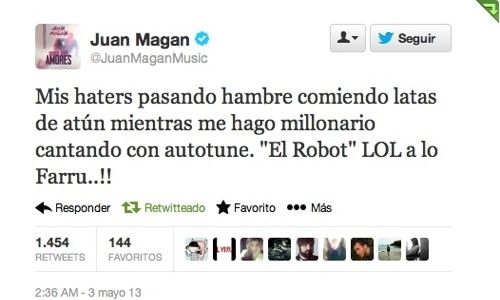 Tuit de Juan Magan